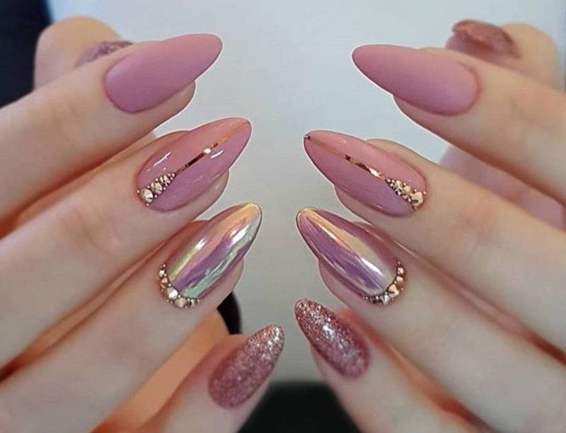 Almond Nail Shape.. 1 75+ Hottest Looking Nail Shapes for Women - 28