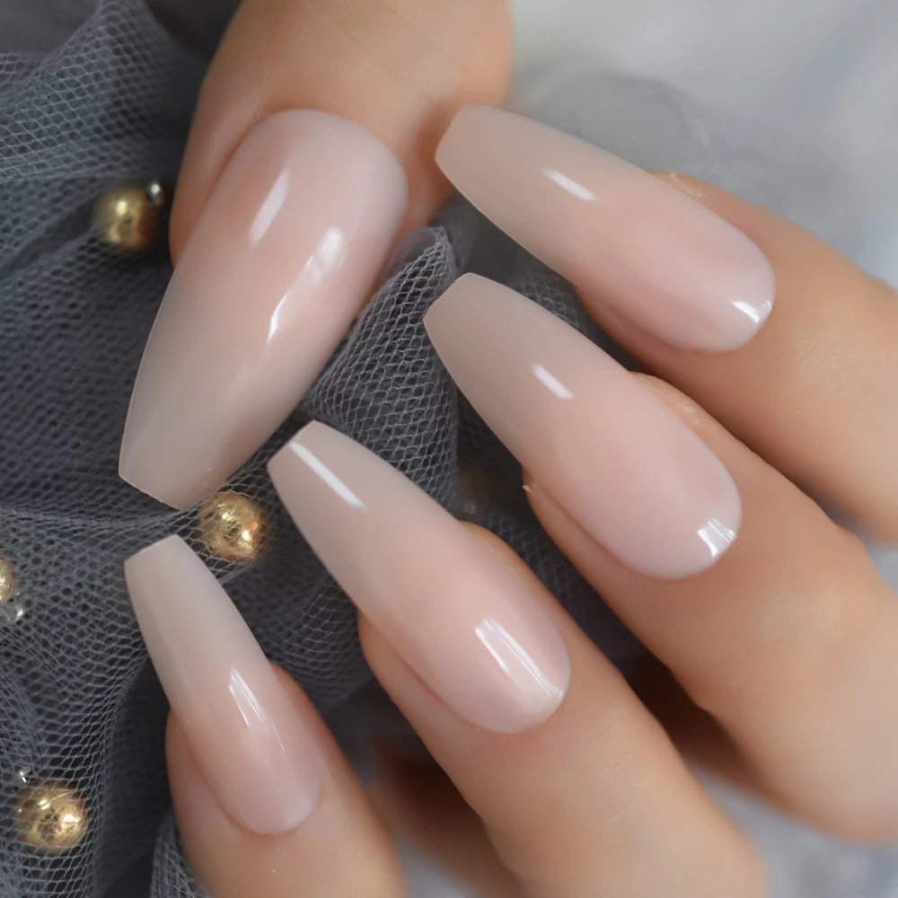 Ballerina nails 3 75+ Hottest Looking Nail Shapes for Women - 62