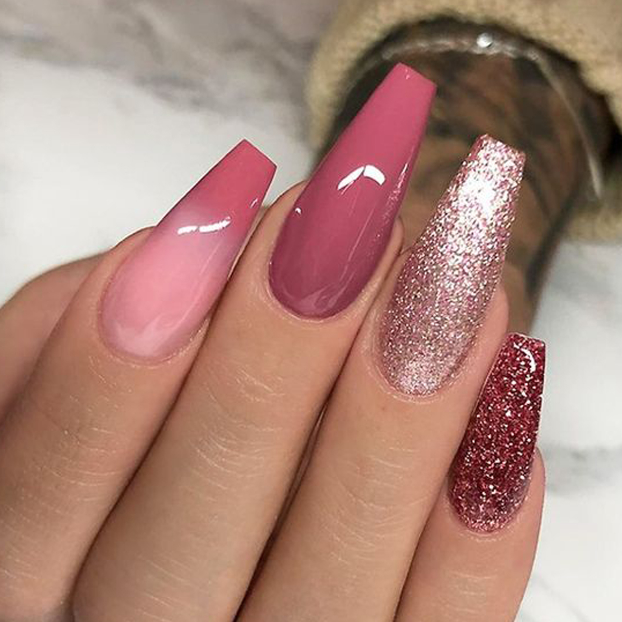 Ballerina-nails.-2 75+ Hottest Looking Nail Shapes for Women in 2022