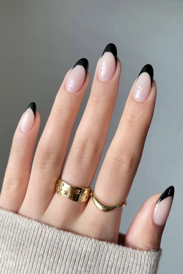 50+ Hottest Nail Art Studio Design Ideas 14 Black French Tips 2 50+ Hottest Nail Art Studio Design Ideas - 14