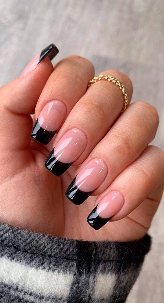 50+ Hottest Nail Art Studio Design Ideas 15 Black French Tips. 1 50+ Hottest Nail Art Studio Design Ideas - 15