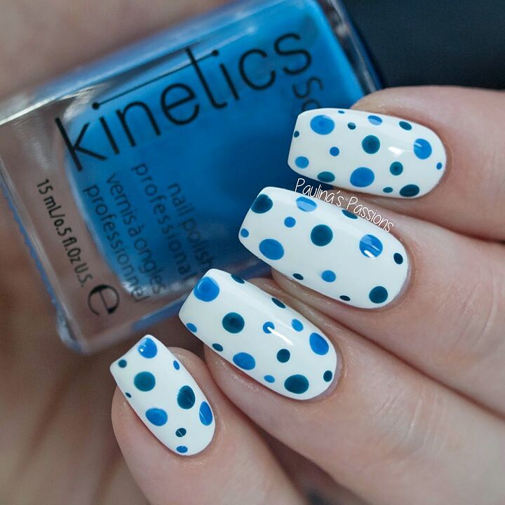 50+ Hottest Nail Art Studio Design Ideas 49 Blue Dots. 1 50+ Hottest Nail Art Studio Design Ideas - 49