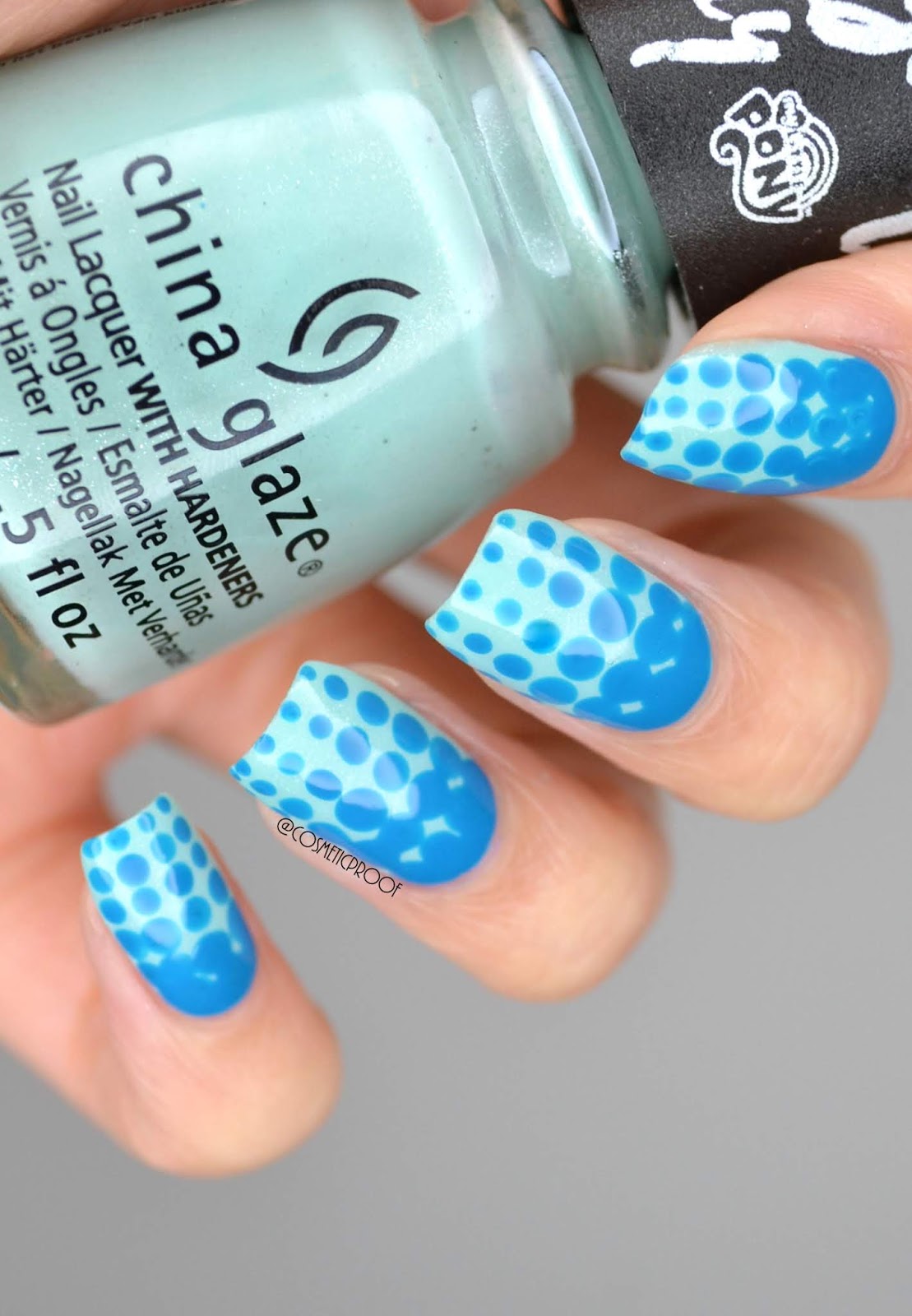 50+ Hottest Nail Art Studio Design Ideas 48 Blue Dots.. 50+ Hottest Nail Art Studio Design Ideas - 48