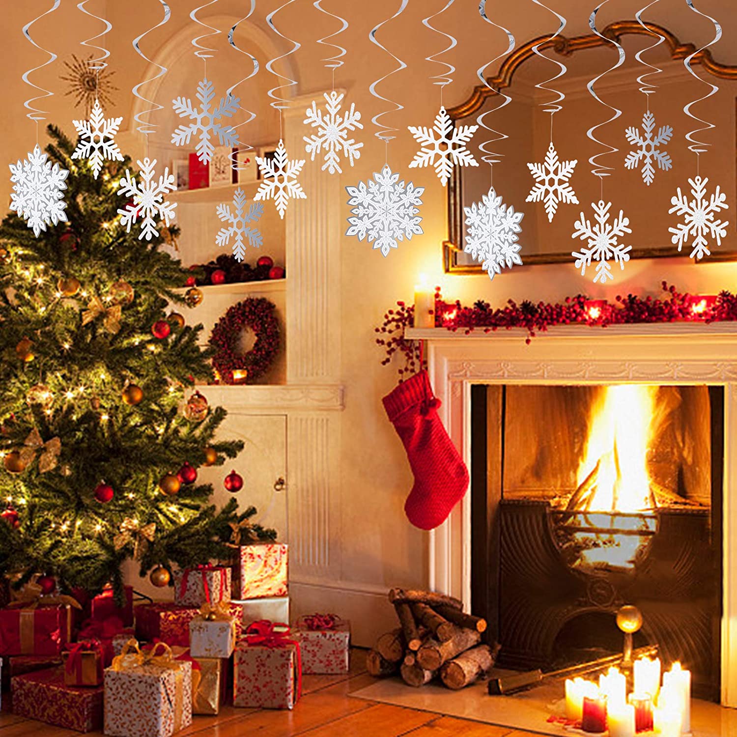 Christmas Ceiling Decoration. Top 70+ Christmas Decoration Ideas - 27