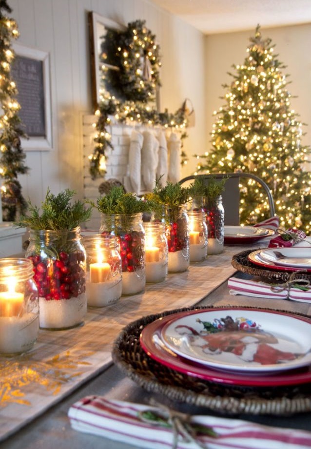Christmas Table Decoration. 1 Top 70+ Christmas Decoration Ideas - 25