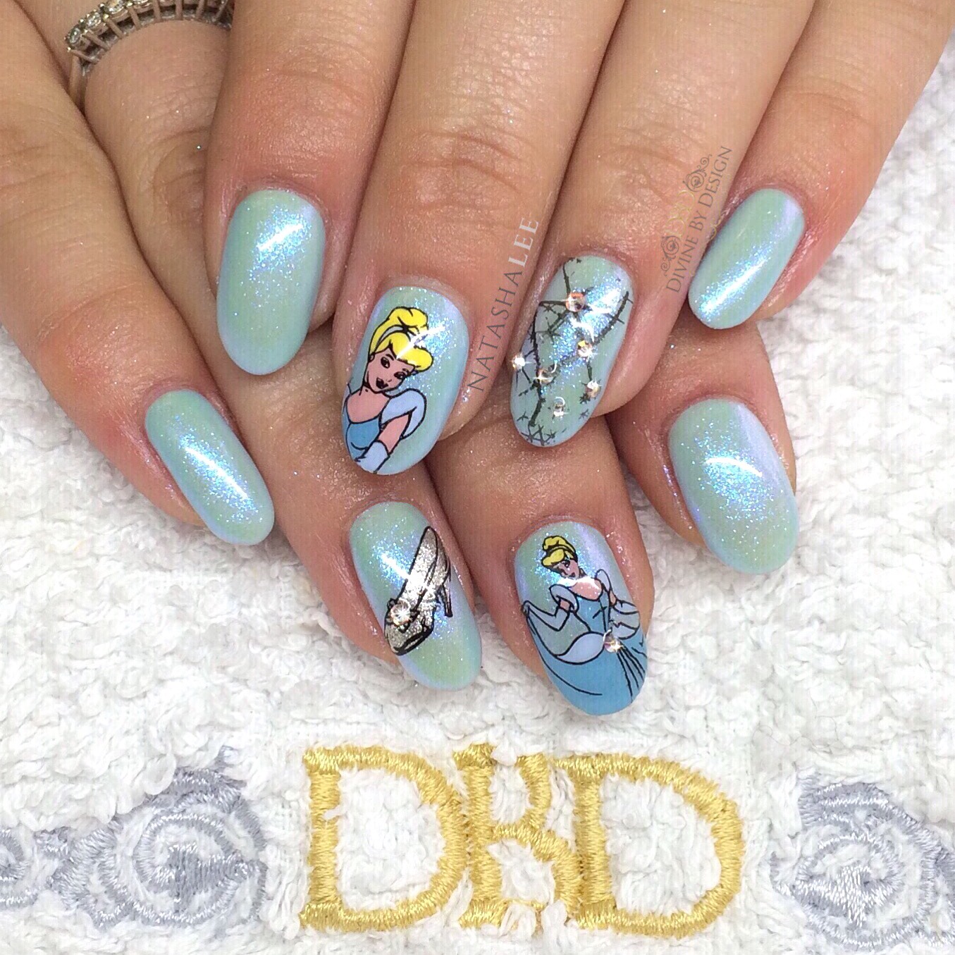 70+ Magical Disney Nail Designs That Look Cute 51 Cinderella Nail Design. 70+ Magical Disney Nail Designs That Look Cute - 51