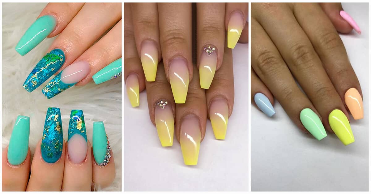 Coffin Nails 1 75+ Hottest Looking Nail Shapes for Women - 7
