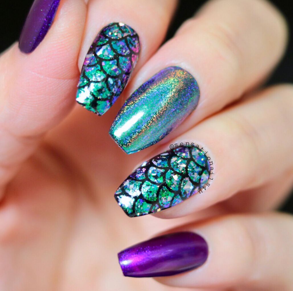 Coffin Nails 3 75+ Hottest Looking Nail Shapes for Women - 2