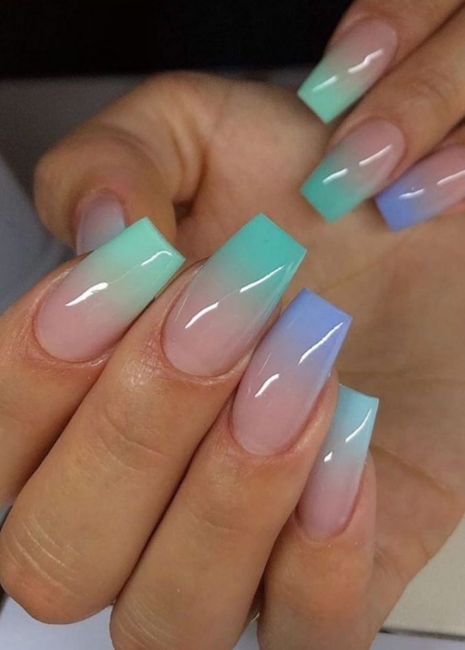 Coffin Nails.. 75+ Hottest Looking Nail Shapes for Women - 1
