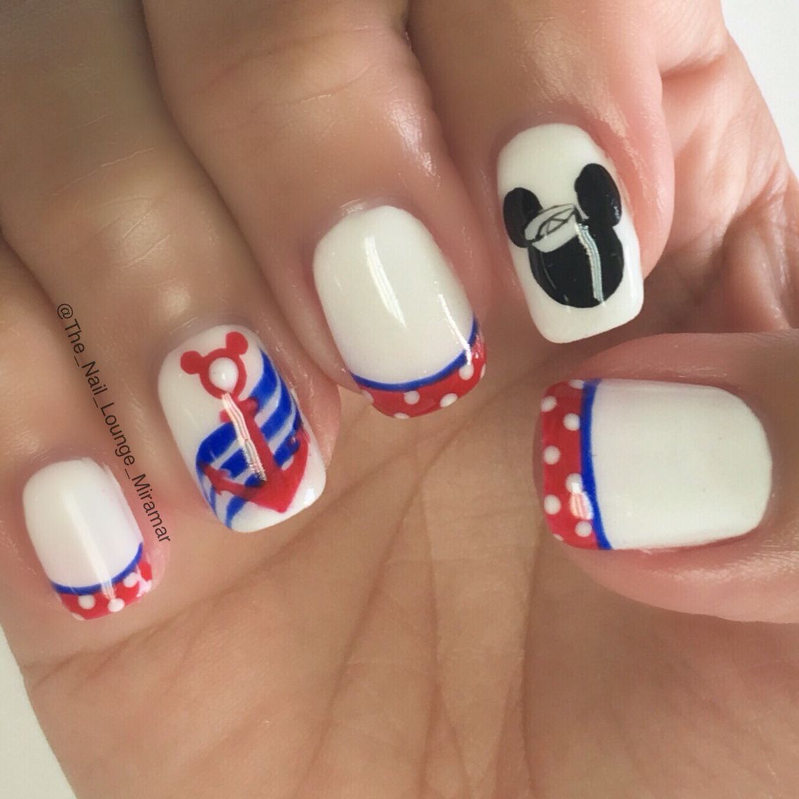 70+ Magical Disney Nail Designs That Look Cute 69 Disney Cruise Nail Designs 1 70+ Magical Disney Nail Designs That Look Cute - 69