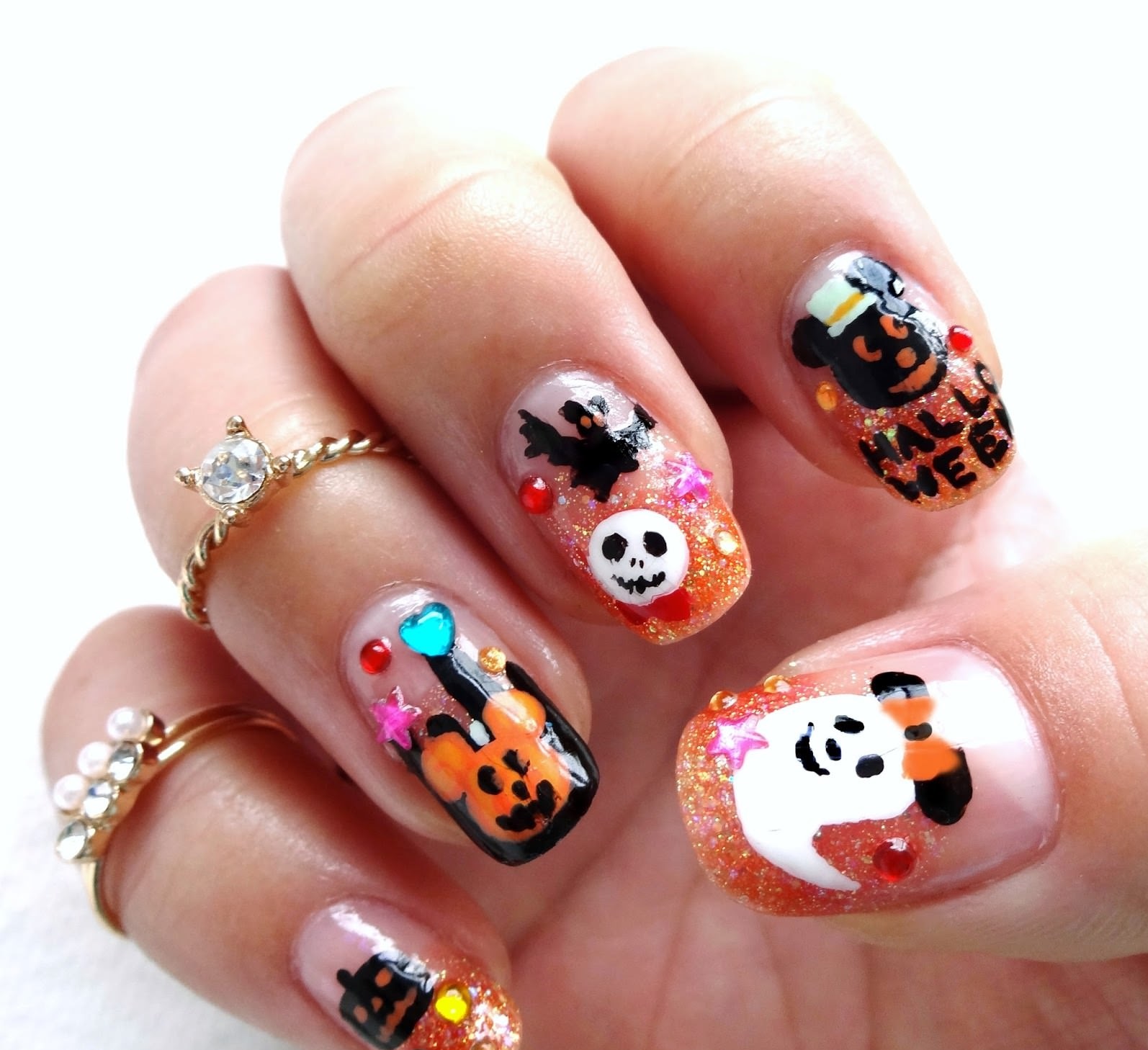 70+ Magical Disney Nail Designs That Look Cute 72 Disney Halloween Nail Designs.. 70+ Magical Disney Nail Designs That Look Cute - 72