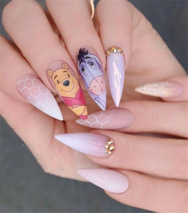 70+ Magical Disney Nail Designs That Look Cute 21 Disney Themed Acrylic Nails. 70+ Magical Disney Nail Designs That Look Cute - 21