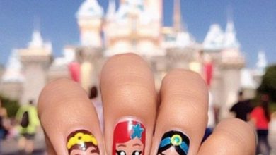 Disney nail art 70+ Magical Disney Nail Designs That Look Cute - Women Fashion 133
