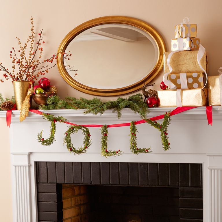 Fireplace Decoration. 3 Top 70+ Christmas Decoration Ideas - 36