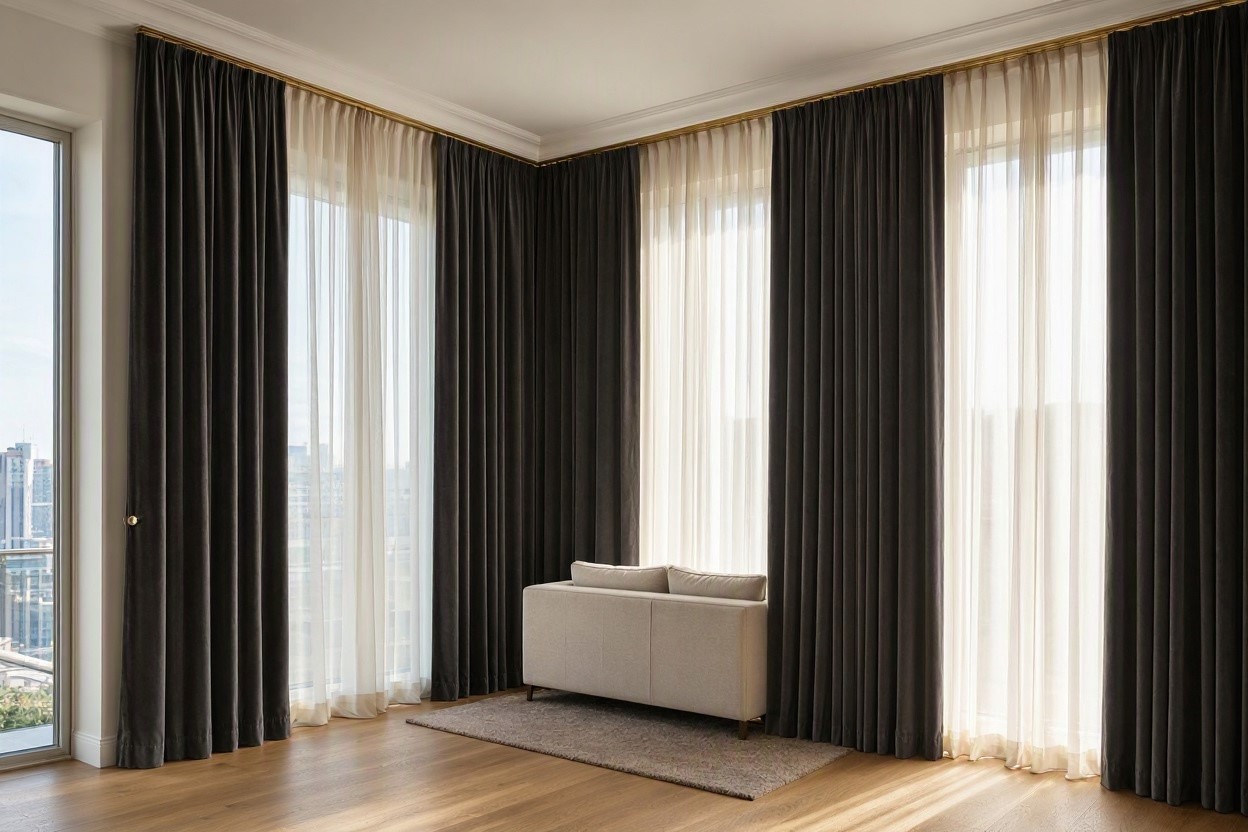 Floor to Ceiling Curtains for an Elegant Spacious Look 15 Hottest Curtain Design Ideas - 2