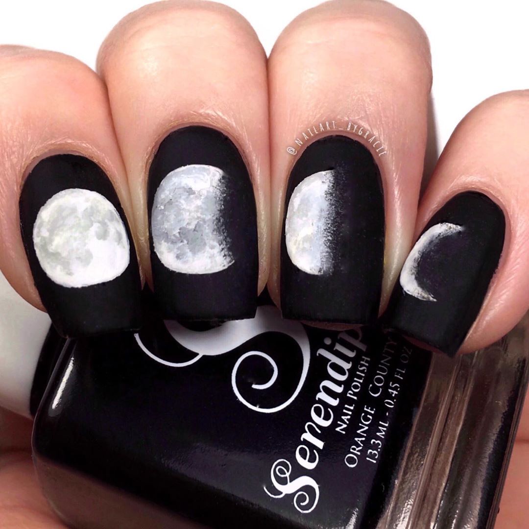 50+ Hottest Nail Art Studio Design Ideas 19 Geometric Half Moons. 1 50+ Hottest Nail Art Studio Design Ideas - 19