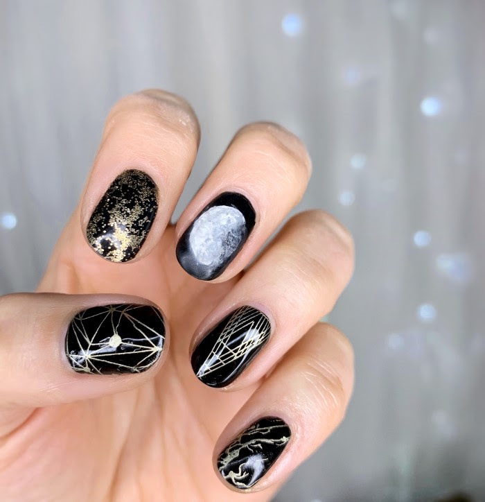 50+ Hottest Nail Art Studio Design Ideas 16 Geometric Half Moons 50+ Hottest Nail Art Studio Design Ideas - 16