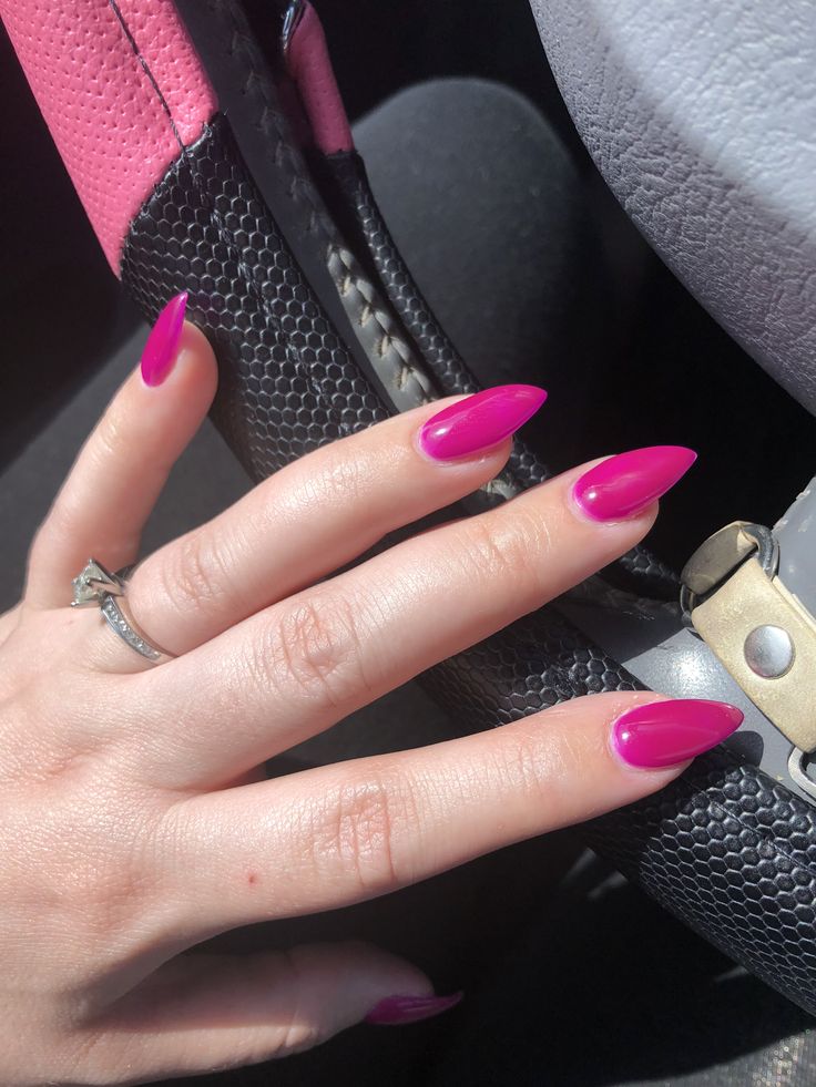 Hot Pink . 1 70+ Most Popular Gel Nail Colors - 67