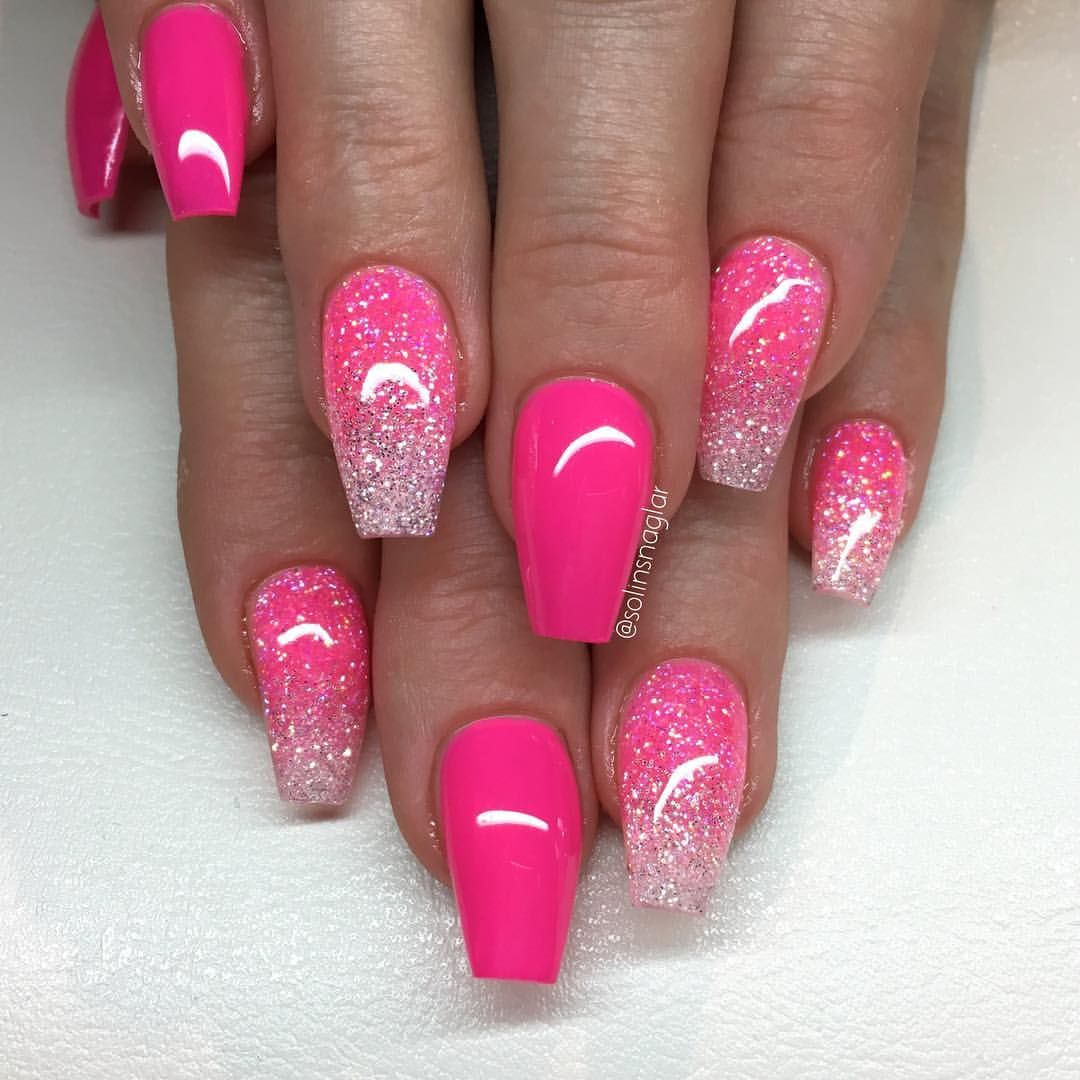 Hot Pink. 70+ Most Popular Gel Nail Colors - 71