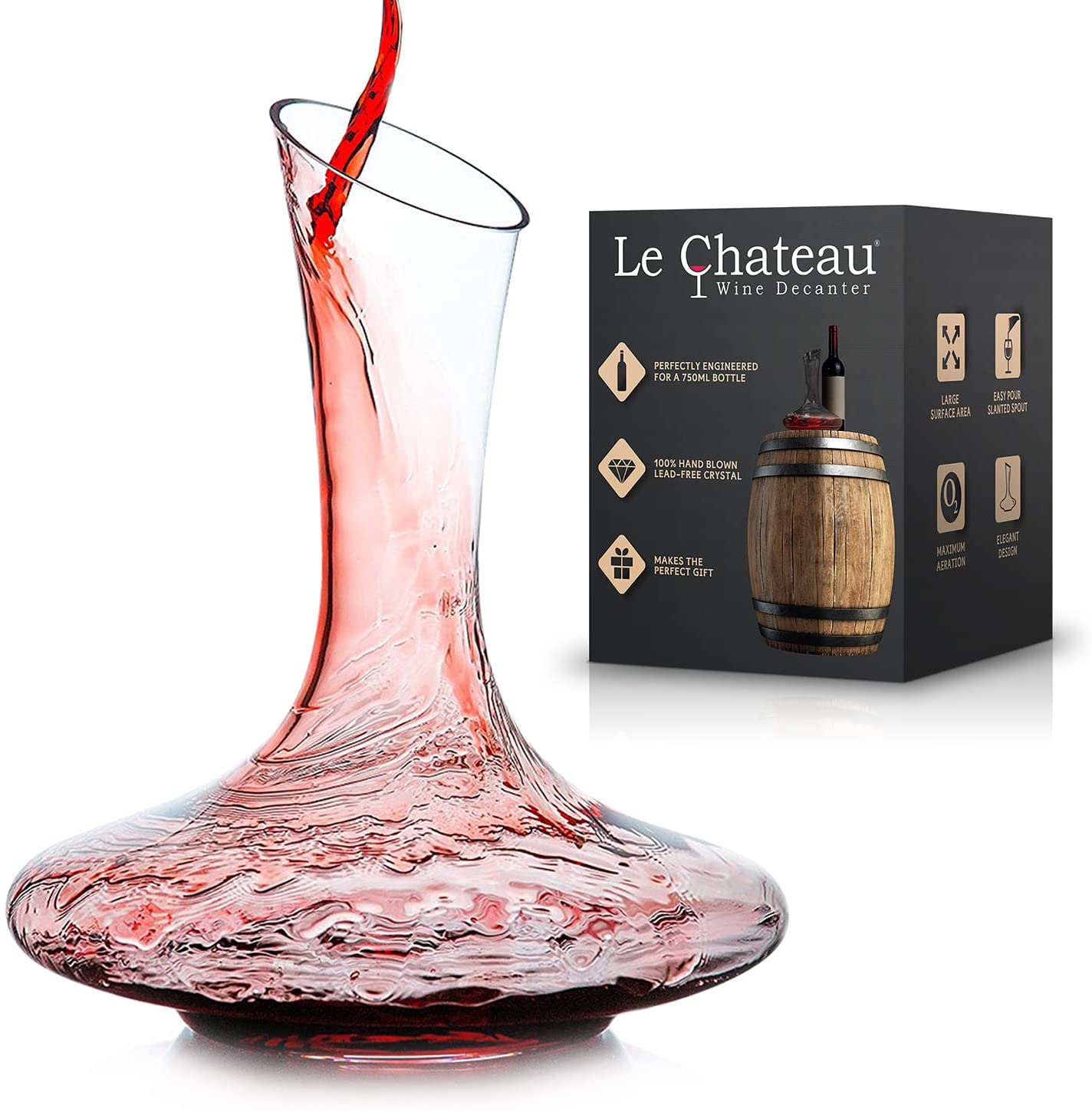 Le Chateau Wine Decanter Best 15 Valentine's Day Gift Ideas for Husband - 12