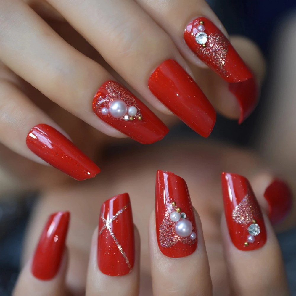 Lipstick Nails. 75+ Hottest Looking Nail Shapes for Women - 65