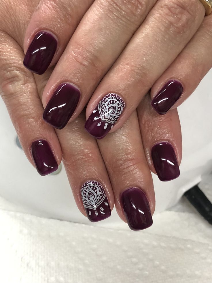 Mulberry-1 70+ Most Popular Gel Nail Colors in 2022