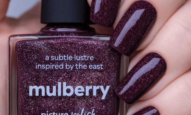 Mulberry 70+ Most Popular Gel Nail Colors - nail trends 344