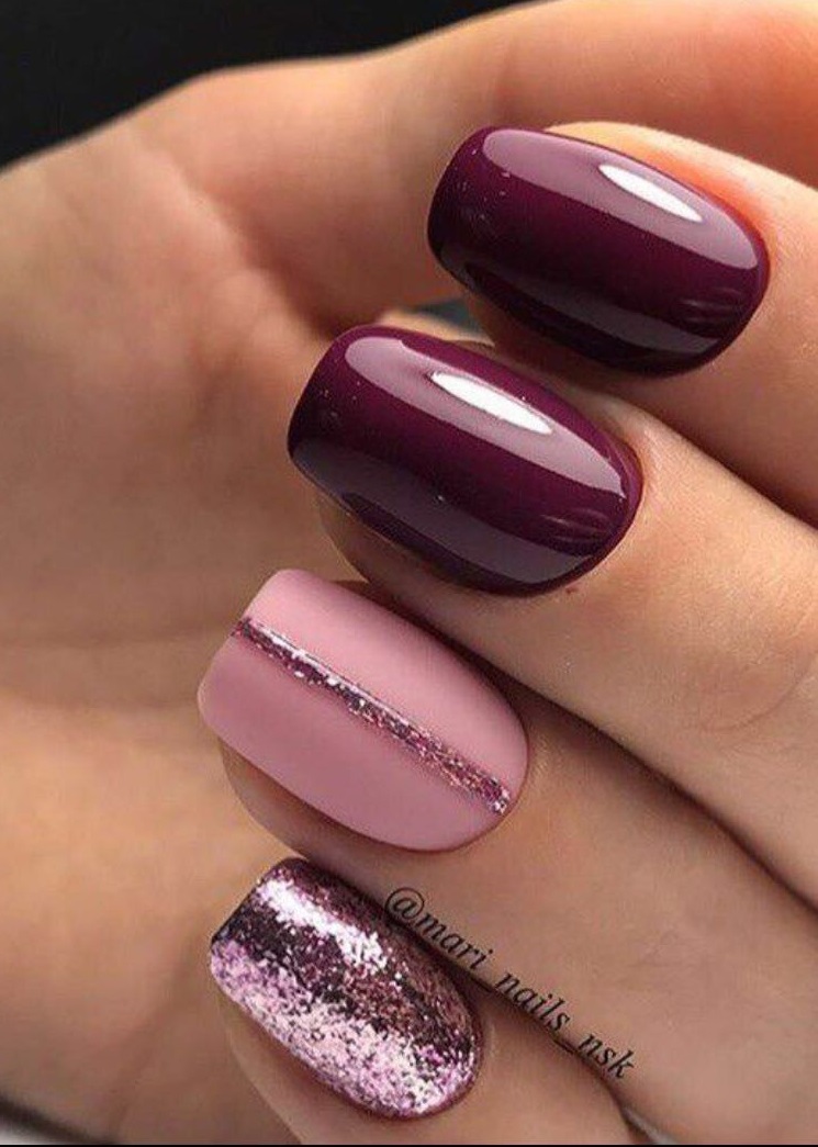 Mulberry.-2 70+ Most Popular Gel Nail Colors in 2022