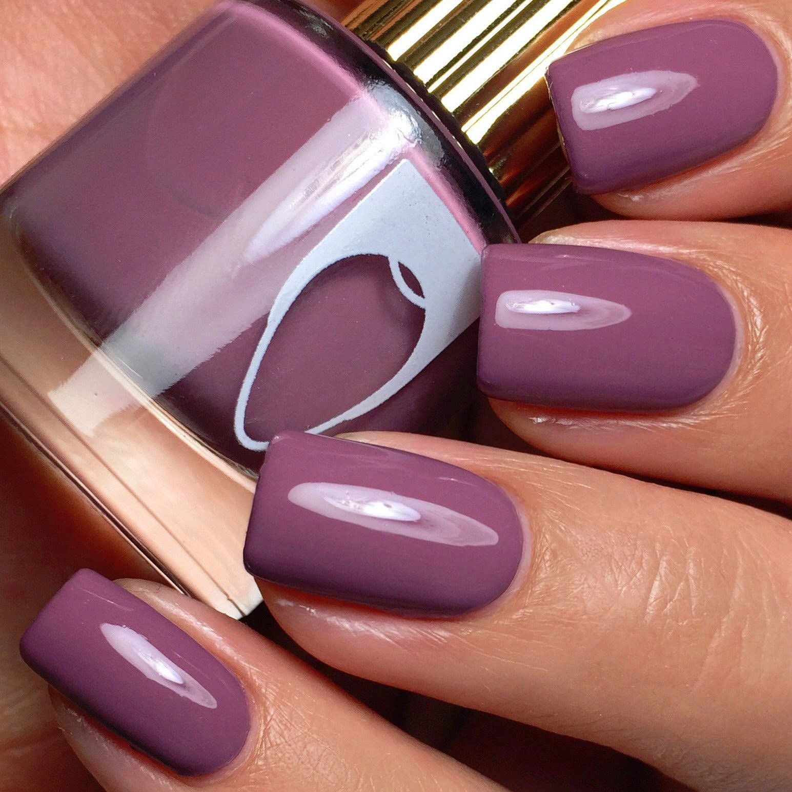 Muted-Mauve-2 70+ Most Popular Gel Nail Colors in 2022