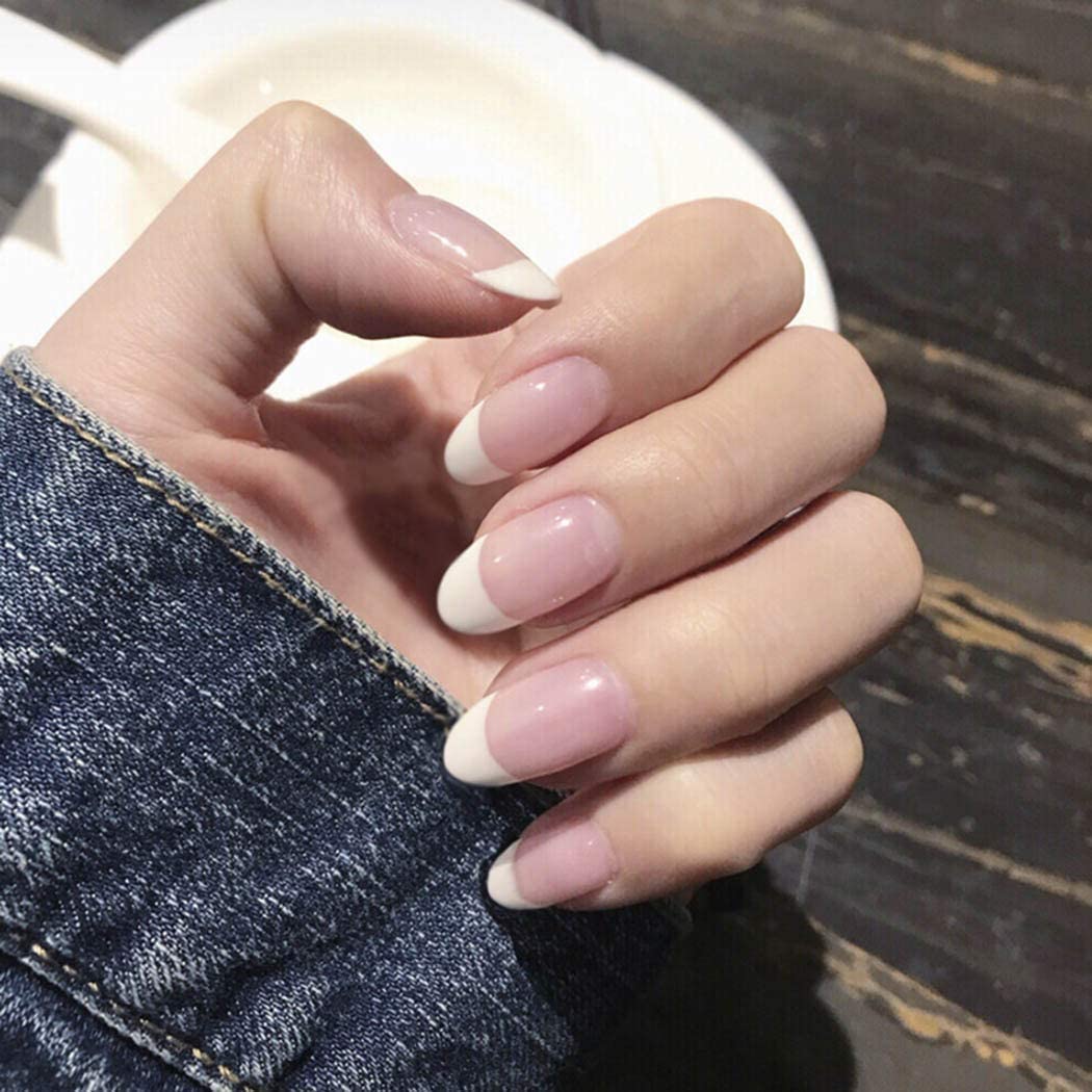 Oval Acrylic Nails 2 75+ Hottest Looking Nail Shapes for Women - 31
