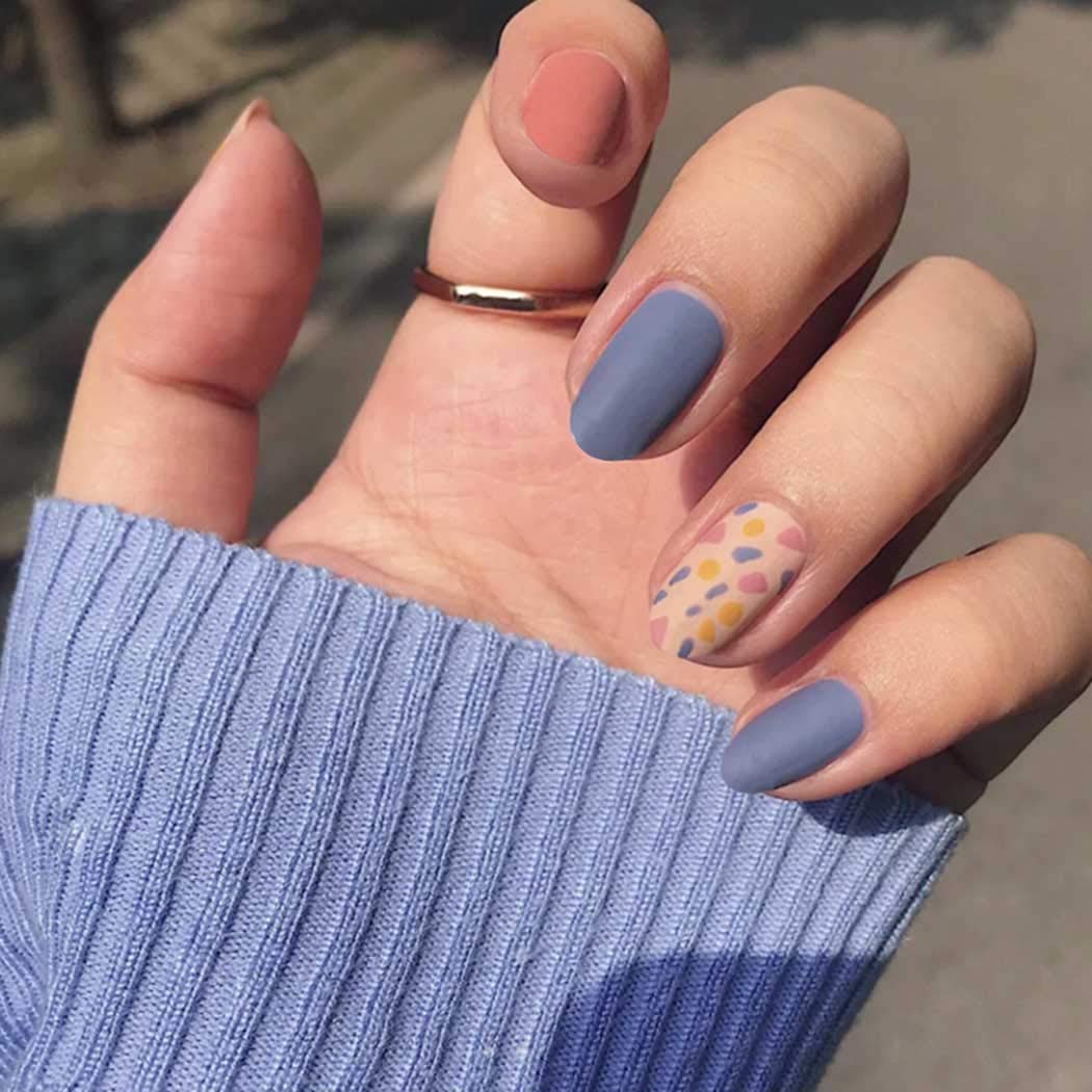 Oval Acrylic Nails.. 1 75+ Hottest Looking Nail Shapes for Women - 32