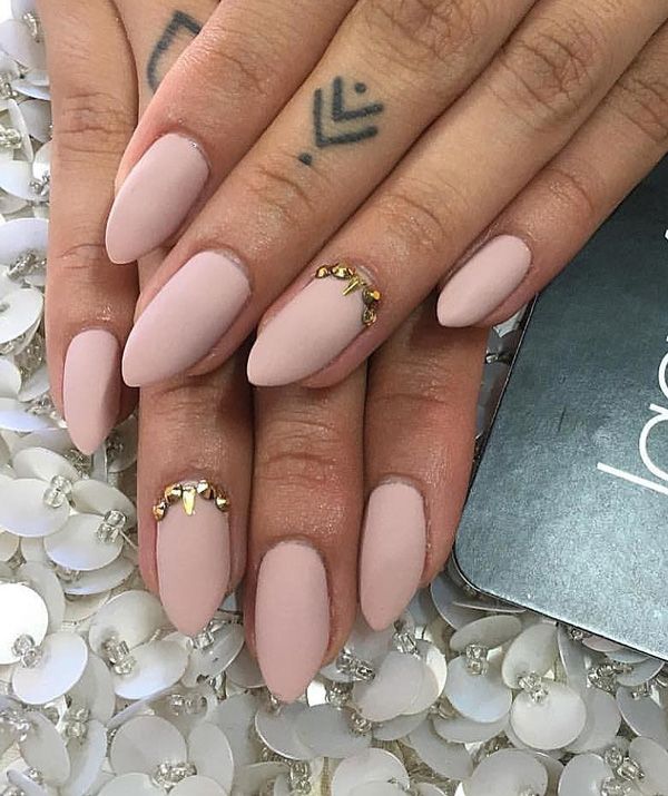 Oval Acrylic Nails.. 75+ Hottest Looking Nail Shapes for Women - 33