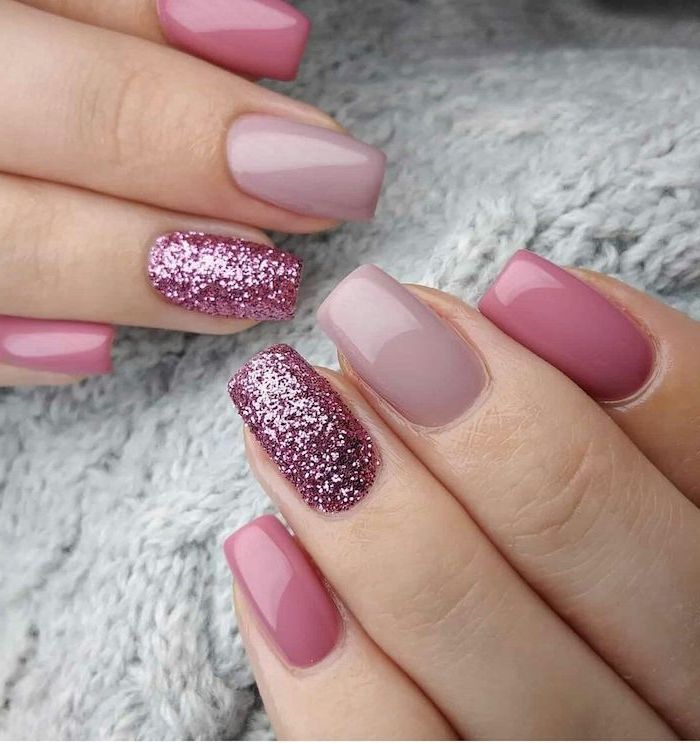 Square Nails 2 75+ Hottest Looking Nail Shapes for Women - 40