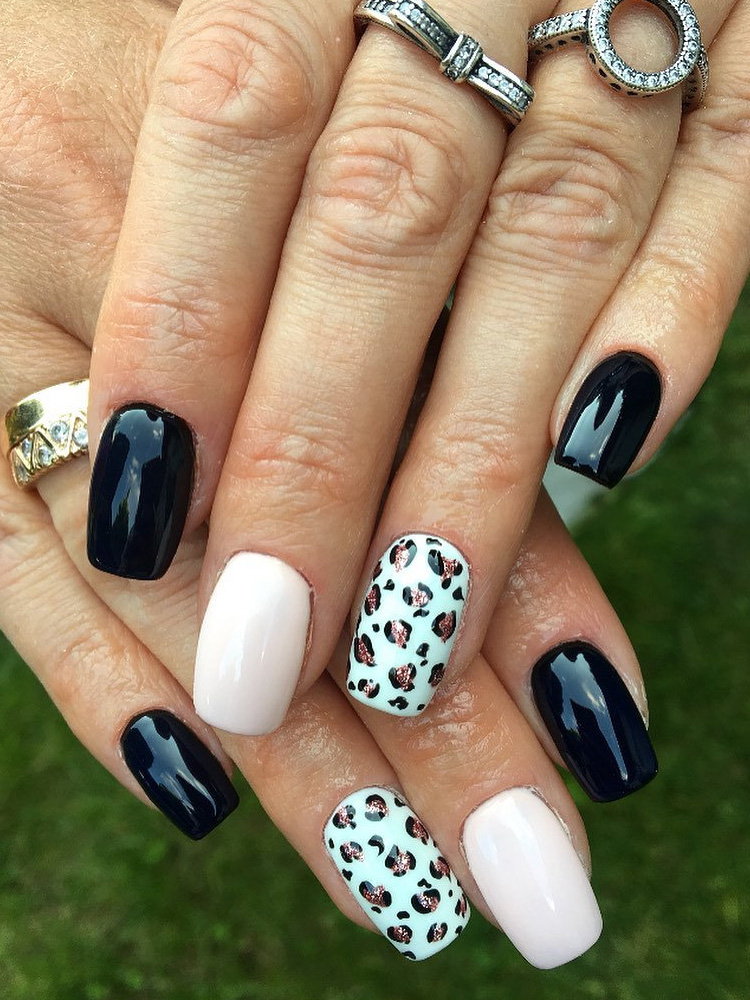 Square Nails.. 75+ Hottest Looking Nail Shapes for Women - 37