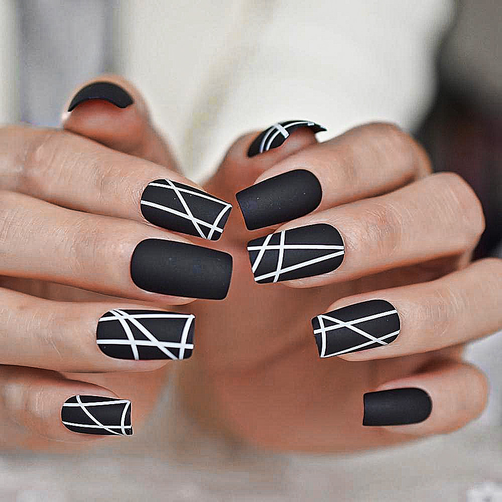 Square-Nails 75+ Hottest Looking Nail Shapes for Women in 2022