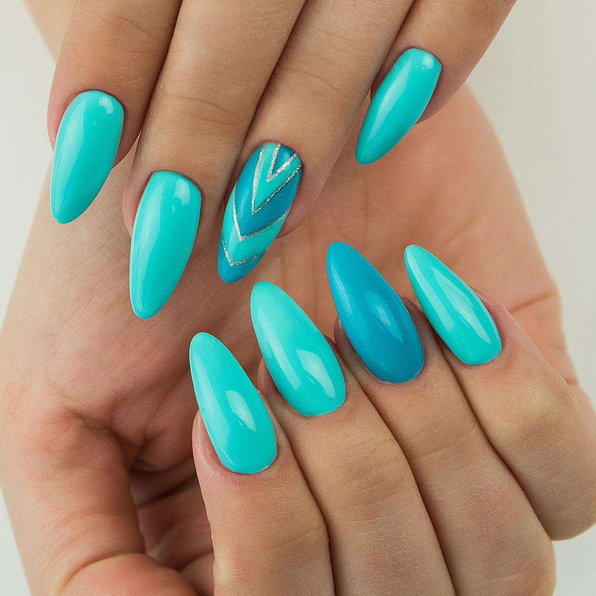 Turquoise 70+ Most Popular Gel Nail Colors - 30