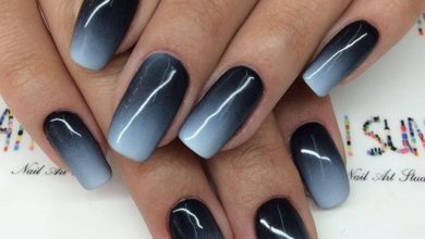 Two Tone nail art Design. 50+ Hottest Nail Art Studio Design Ideas - Women Fashion 2