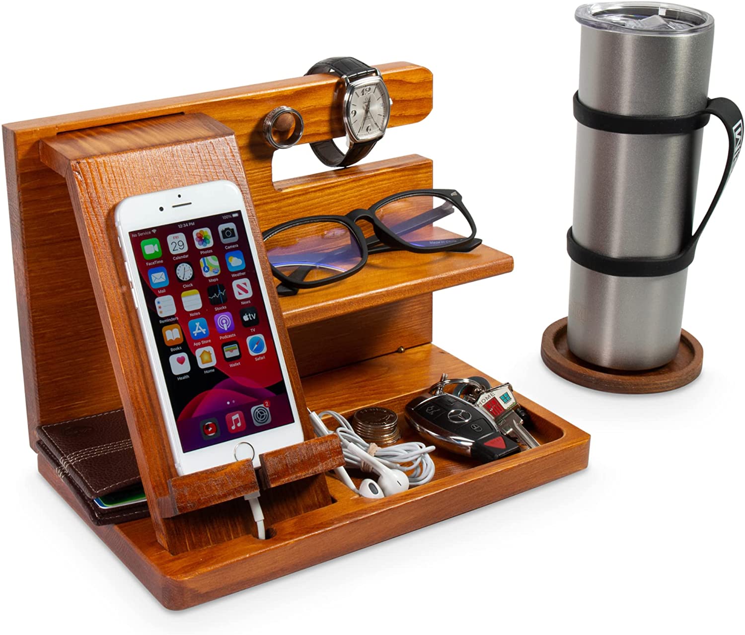Best 15 Valentine's Day Gift Ideas for Husband 3 Wooden Docking Station Best 15 Valentine's Day Gift Ideas for Husband - 2