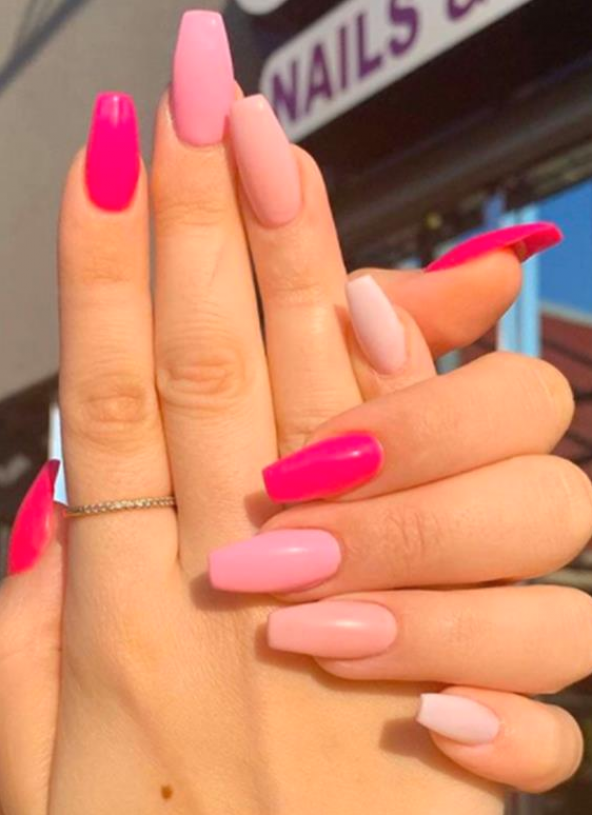 pink 70+ Most Popular Gel Nail Colors - 65