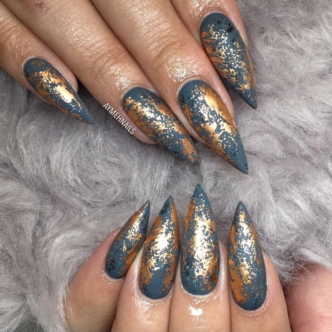 stilleto 75+ Hottest Looking Nail Shapes for Women - 47