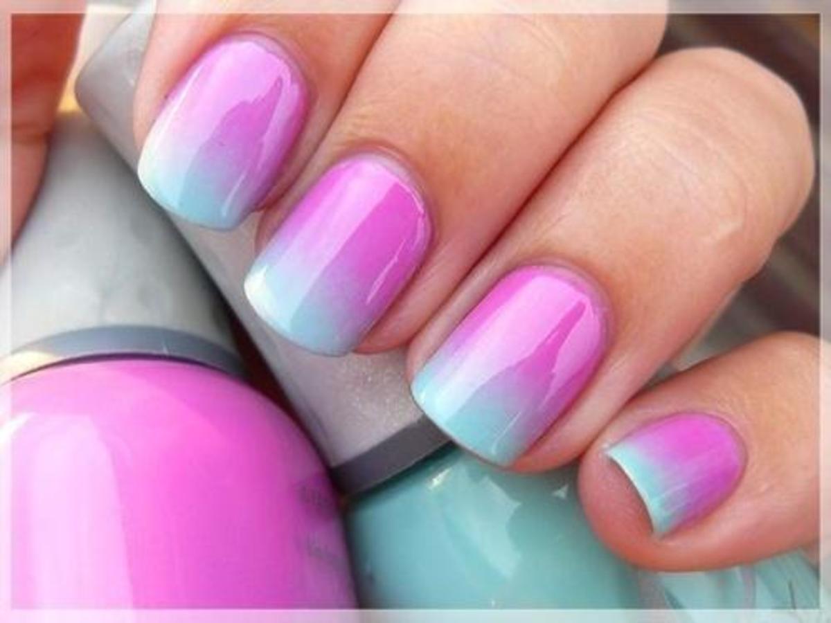two-colors-nails-1 50+ Hottest Nail Art Studio Design Ideas