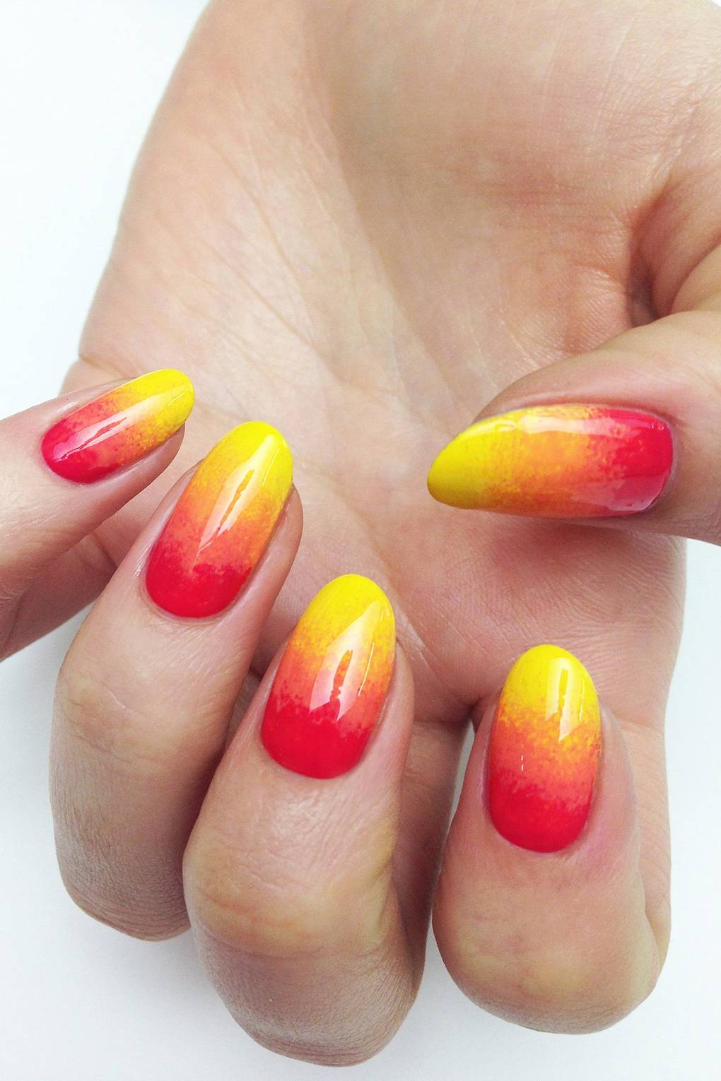 two-colors-nails 50+ Hottest Nail Art Studio Design Ideas