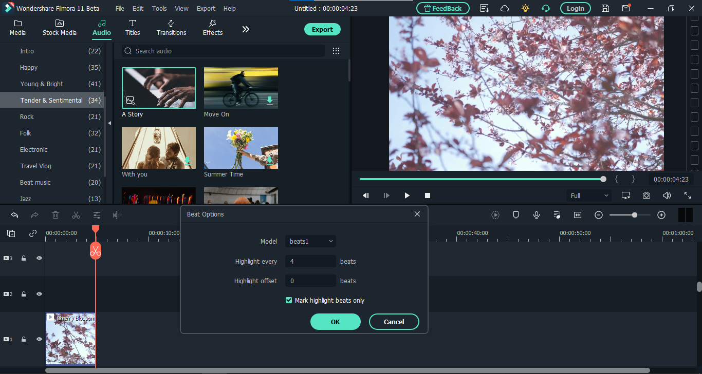 Auto Beat Sync Wondershare Filmora - The Best Software for Creators to Make a Stylish Video - 5