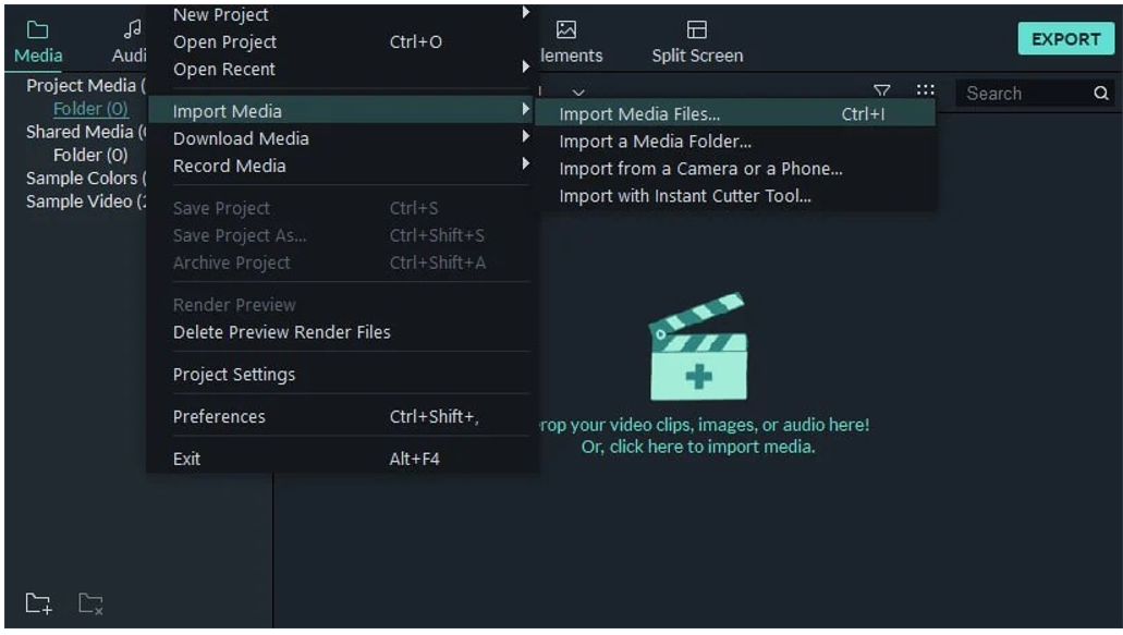 Import-Media Wondershare Filmora - The Best Software for Creators to Make a Stylish  Video