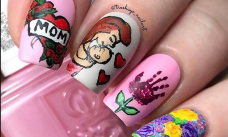 55+ Cute Mother's Day Nails Designs That Make Your Mom Happy 1 colorful nails. 55+ Cute Mother's Day Nails Designs That Make Your Mom Happy - Trendy Mother's Day Nails 1