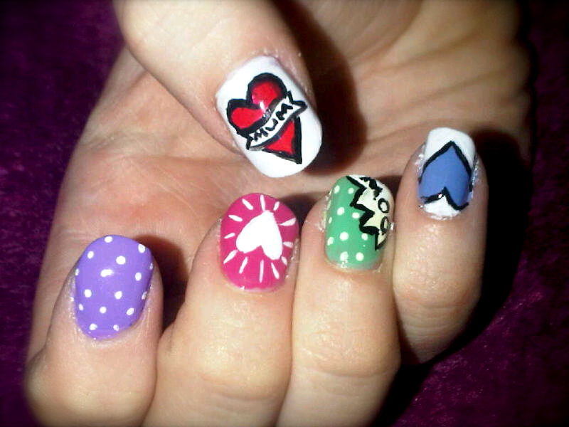 colorful nails 55+ Cute Mother's Day Nails Designs That Make Your Mom Happy - 50