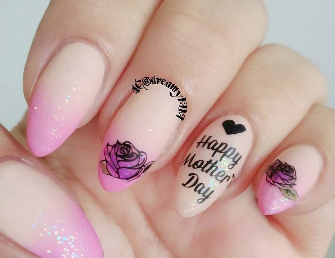 pinky.. 2 55+ Cute Mother's Day Nails Designs That Make Your Mom Happy - 18