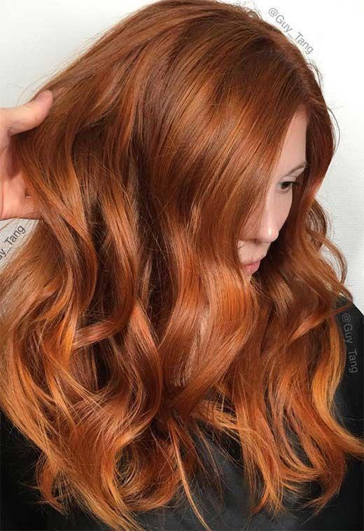 Auburn-Hair-Colors Top 75+ Hair Color Ideas for Women in 2022