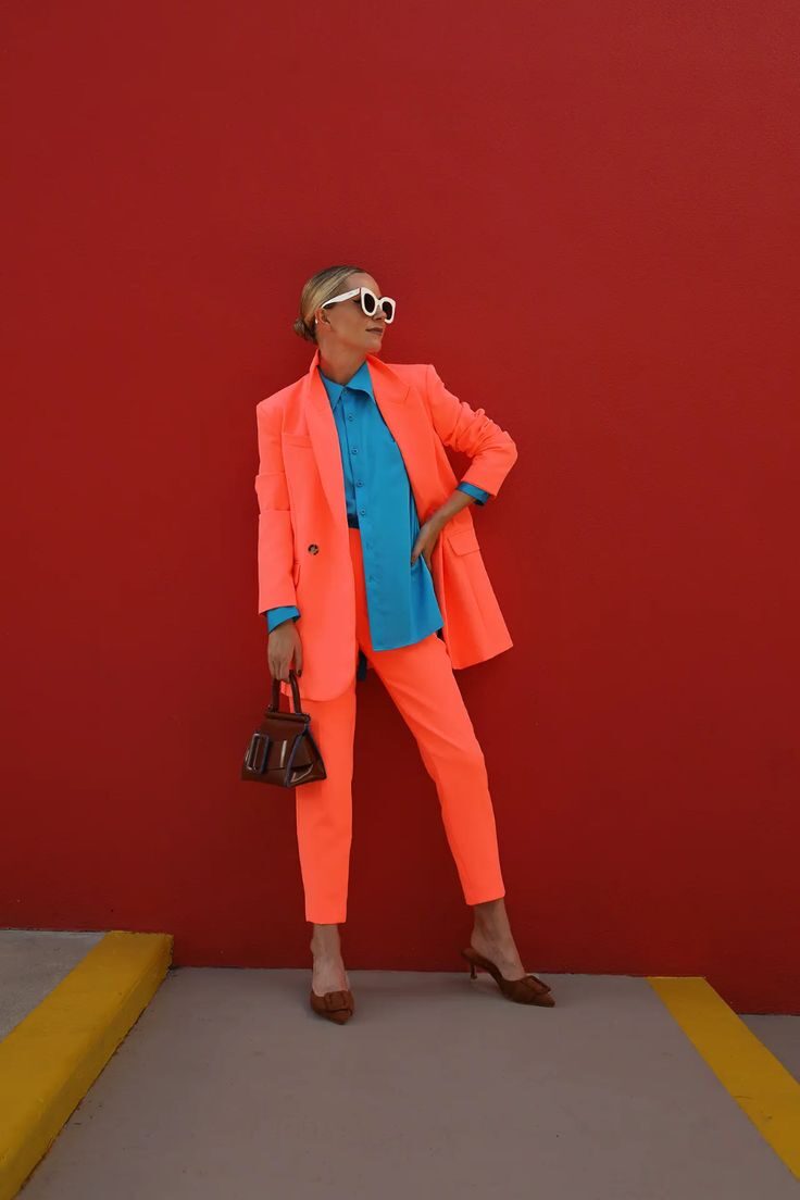 Bold Suit. e1651152431458 100+ Cutest Spring and Summer Outfits for Women - 63