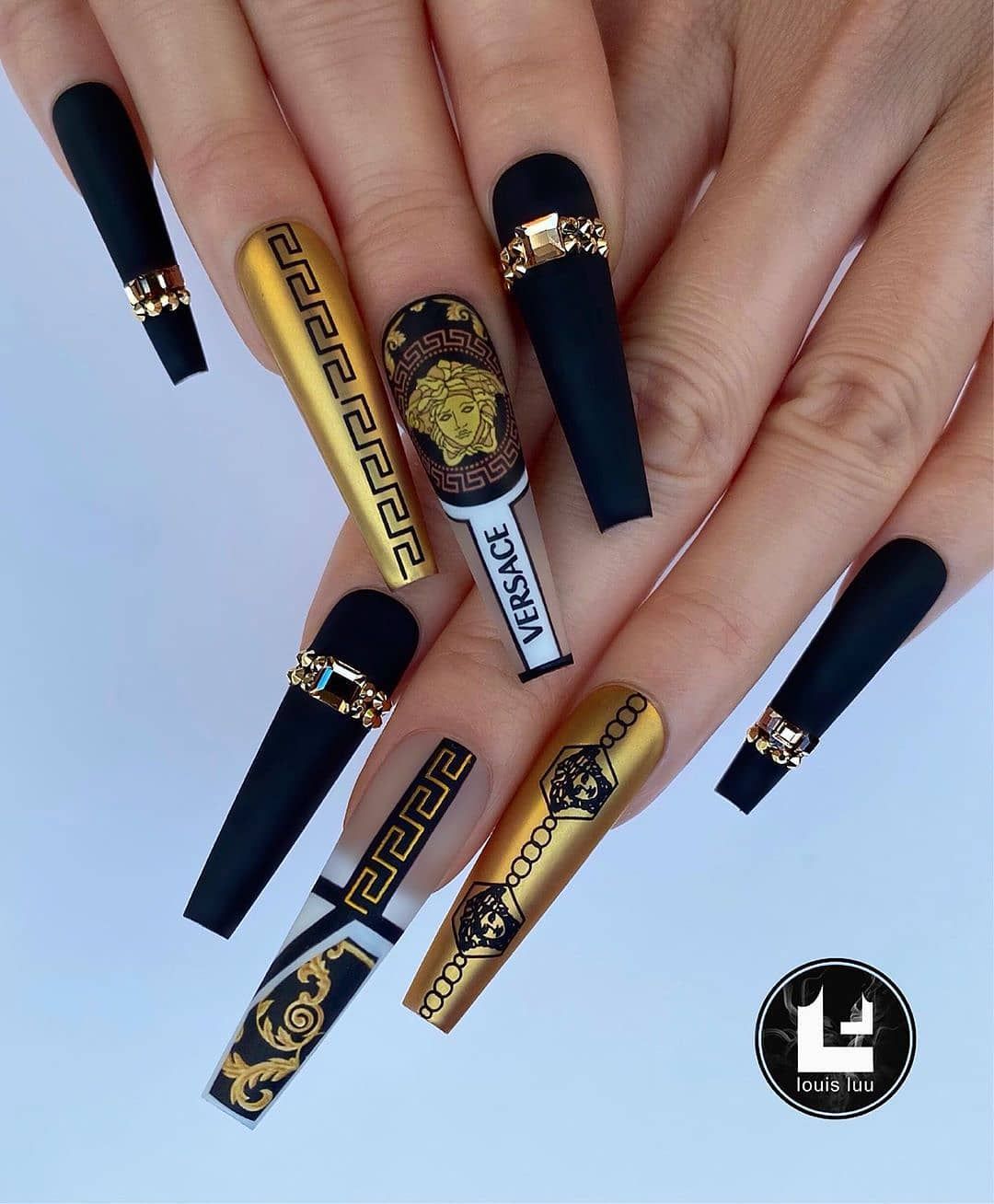 Branded-Luxury-Nails-1 Top 70+ Most Luxurious Nail Design Ideas in 2022